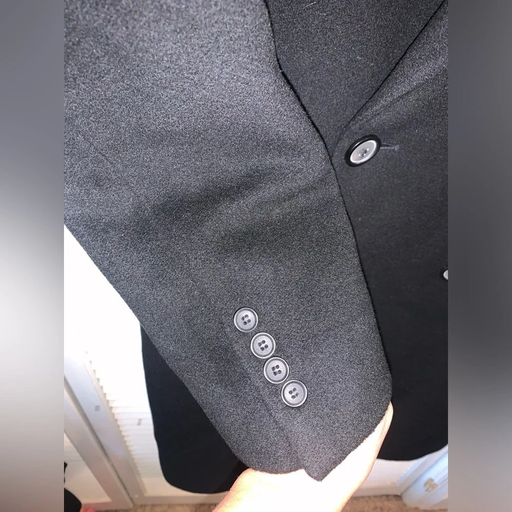 London Fog Vintage Wool Double breasted Men’s long Coat 38S - Picture 9 of 15
